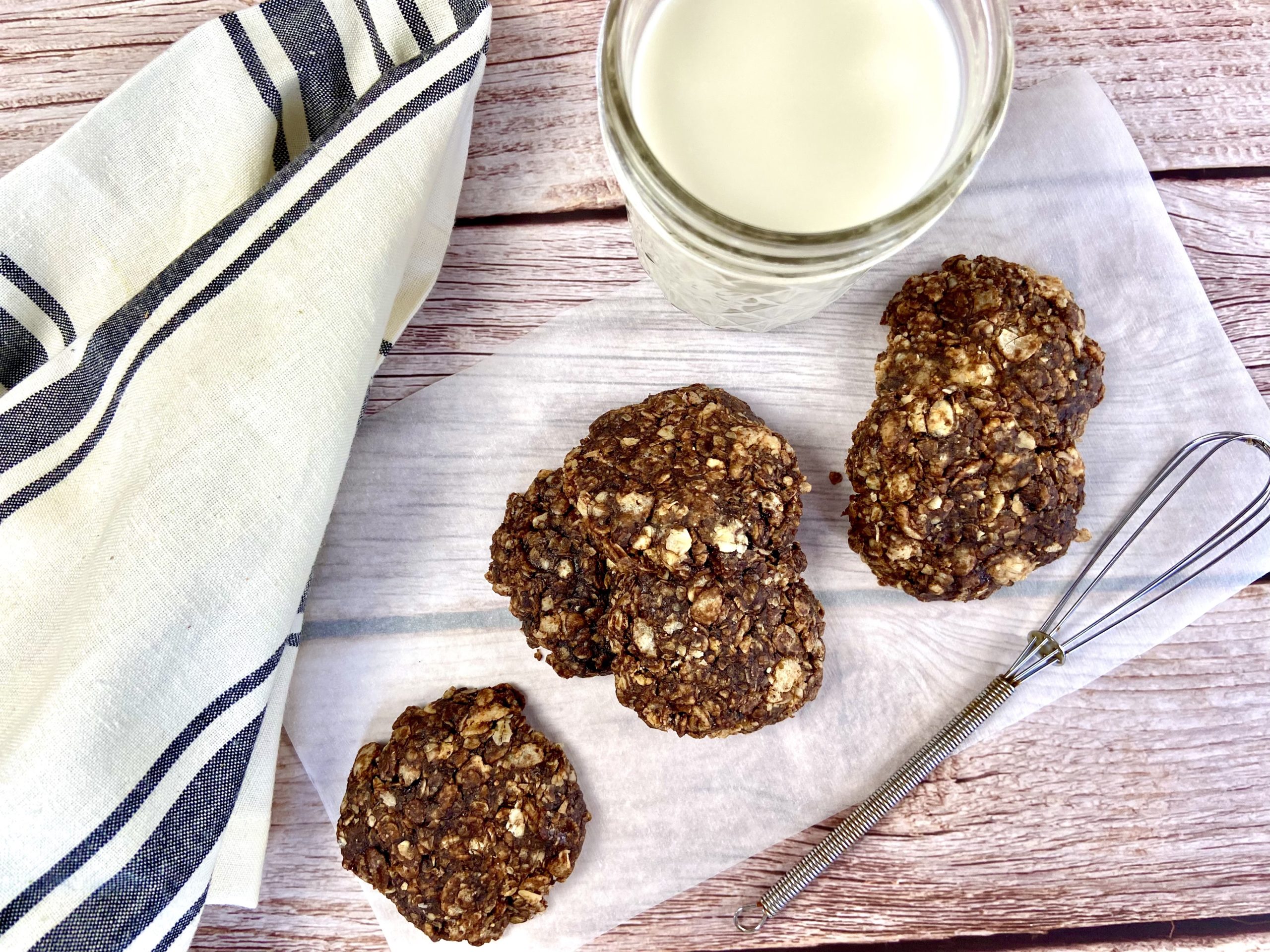 Vegan Peanut Butter No-Bake Cookies