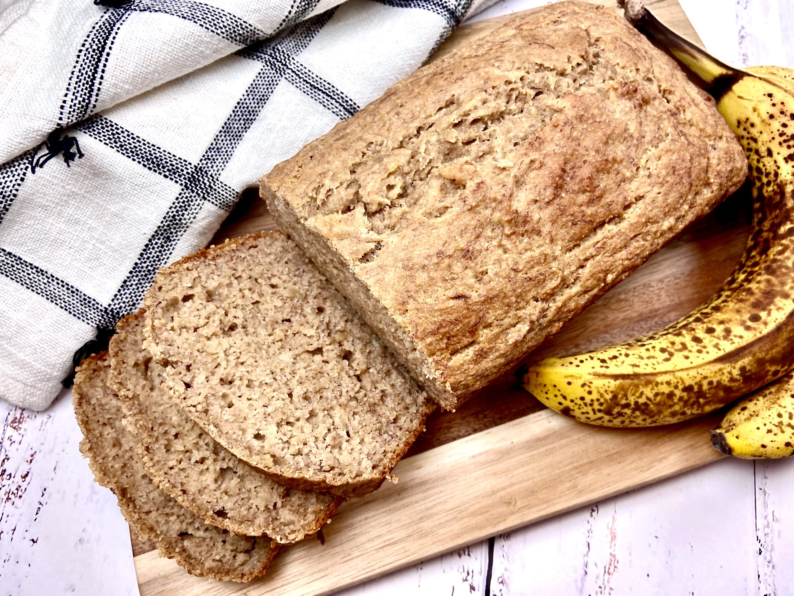 Vegan Banana Bread (WFPB Option)