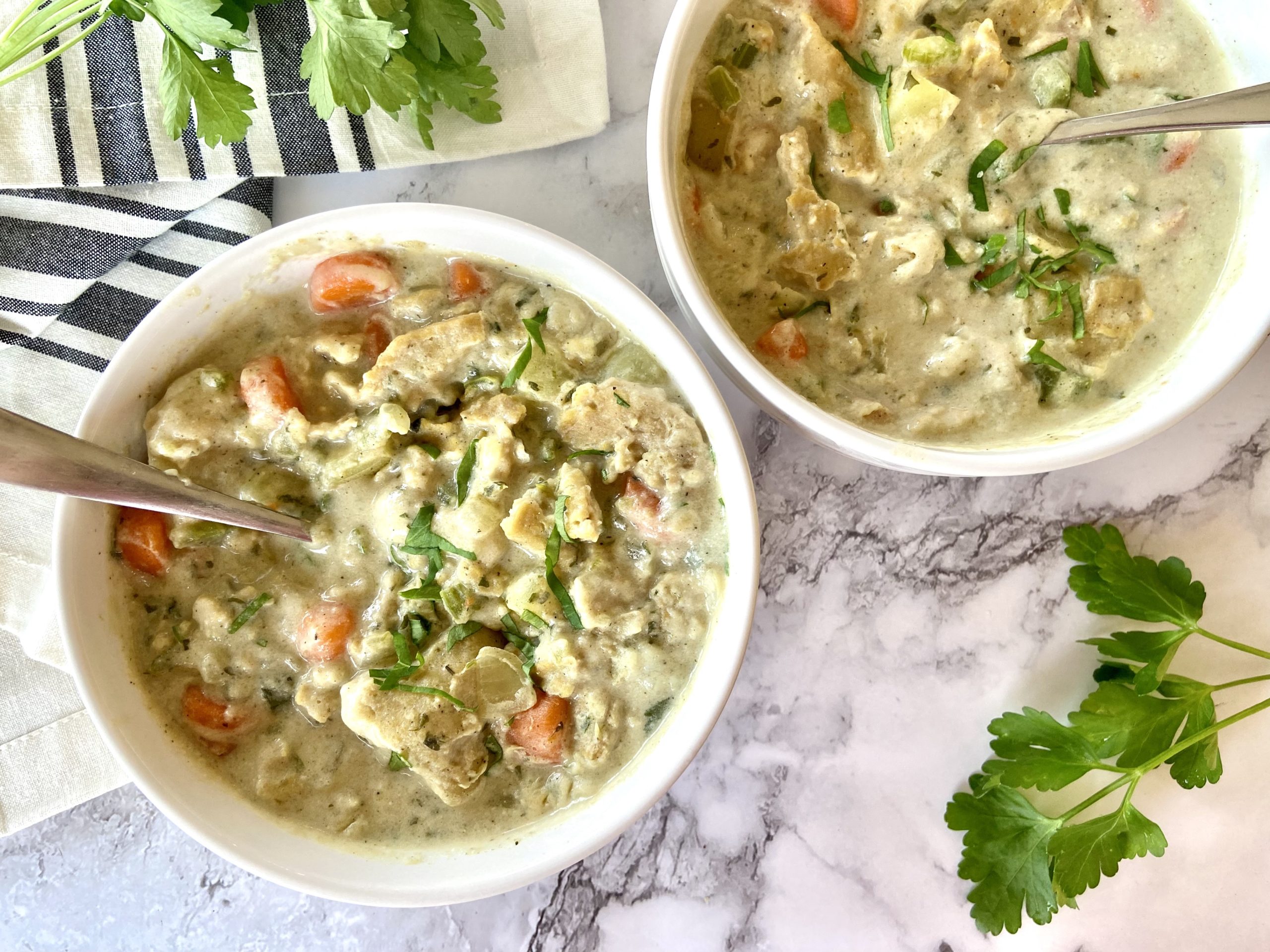 Vegan Chicken and Dumplings