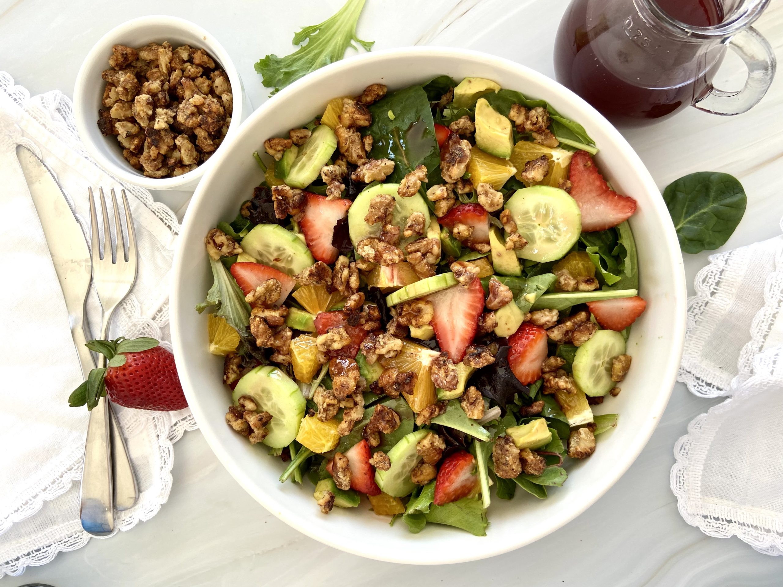 Strawberry Walnut Salad