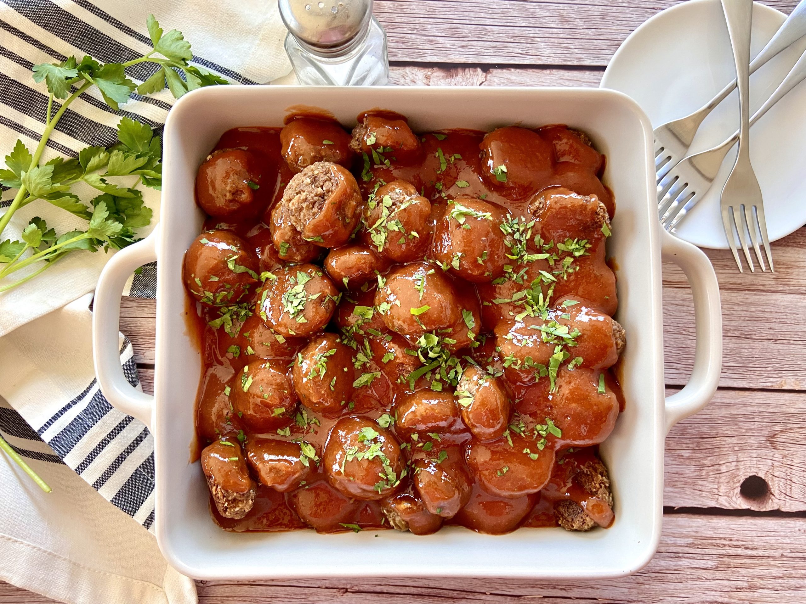 Vegan Slow-Cooker Meatballs